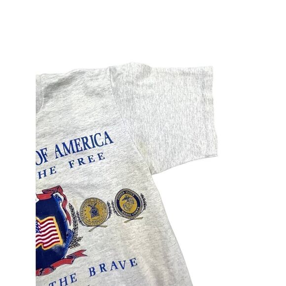 Vintage Single Stitch Americana Nutmeg Tag T-Shirt Sz Medium - Picture 5 of 7